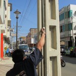 Momento de la activación de la alarma comunitaria