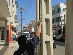 Momento de la activación de la alarma comunitaria