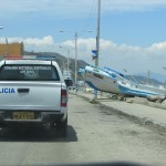 Policía patrullando la parroquia Crucita