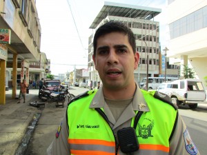 SubTeniente Ronald Yánez, jefe UPC San Pablo