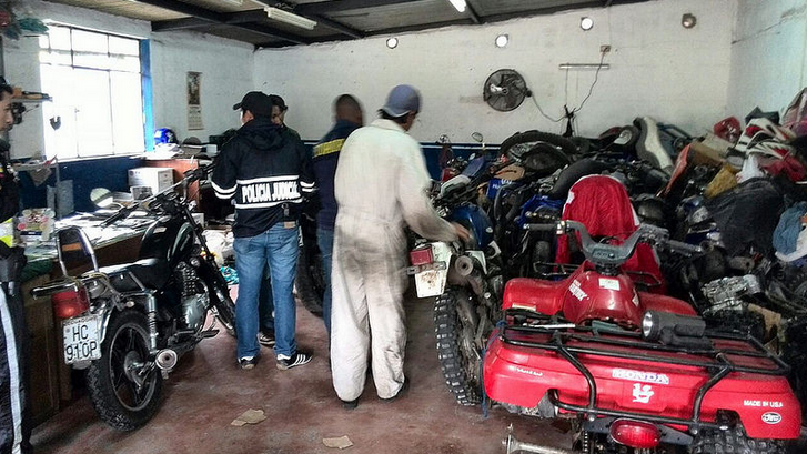 Retienen Ocho Motos Con Motores Y Chasis Adulterados En Cumbay Ministerio De Gobierno