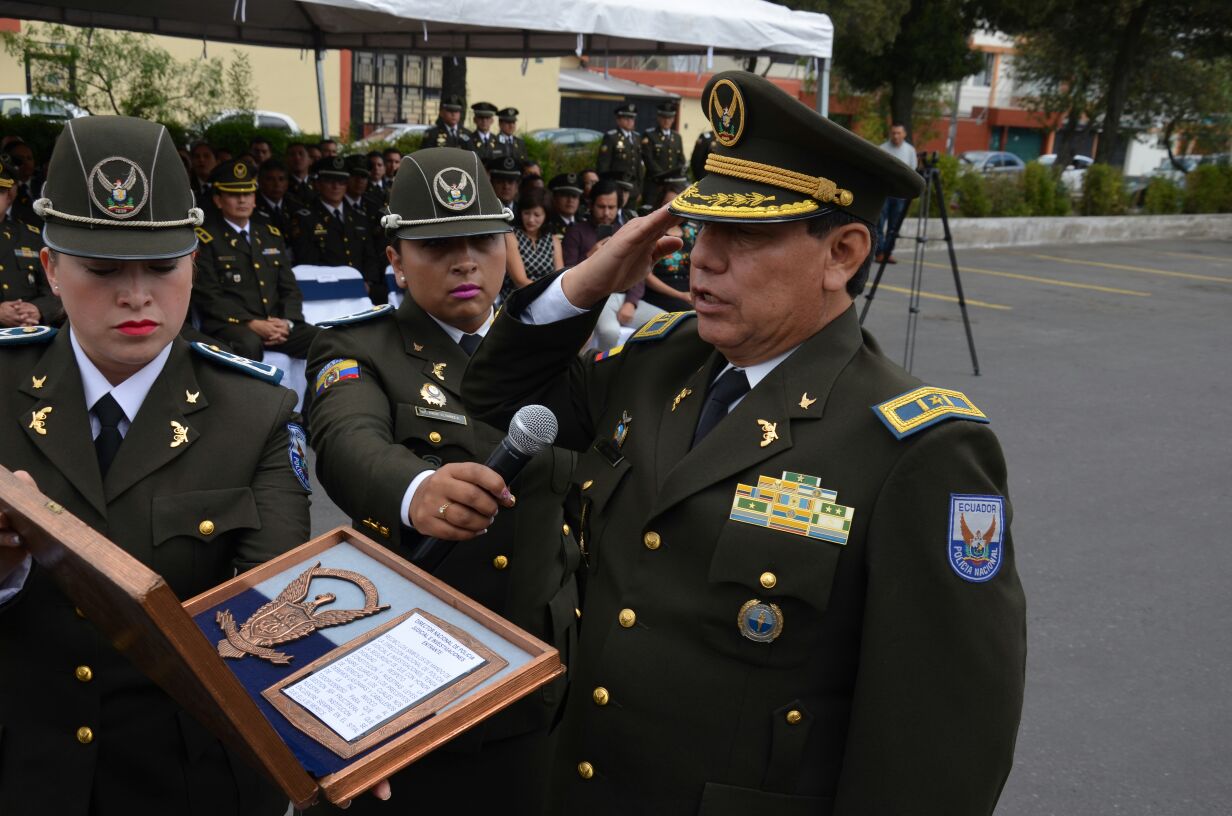 General De Distrito Luis Lara Nuevo Comandante De La Policia Judicial Ministerio De Gobierno