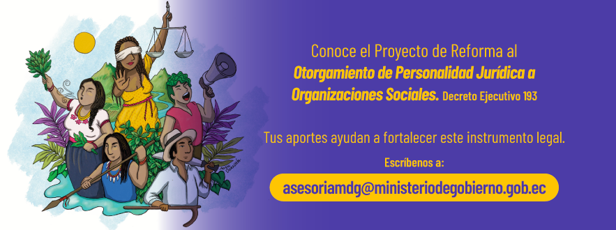 Conoce el Proyecto de Reforma al Otorgamiento de Personalidad Jurídica a Organizaciones Sociales.